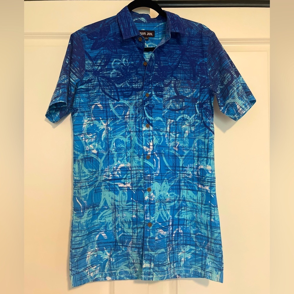 Ron Jon Men's Hawaiian Shirt Size Small